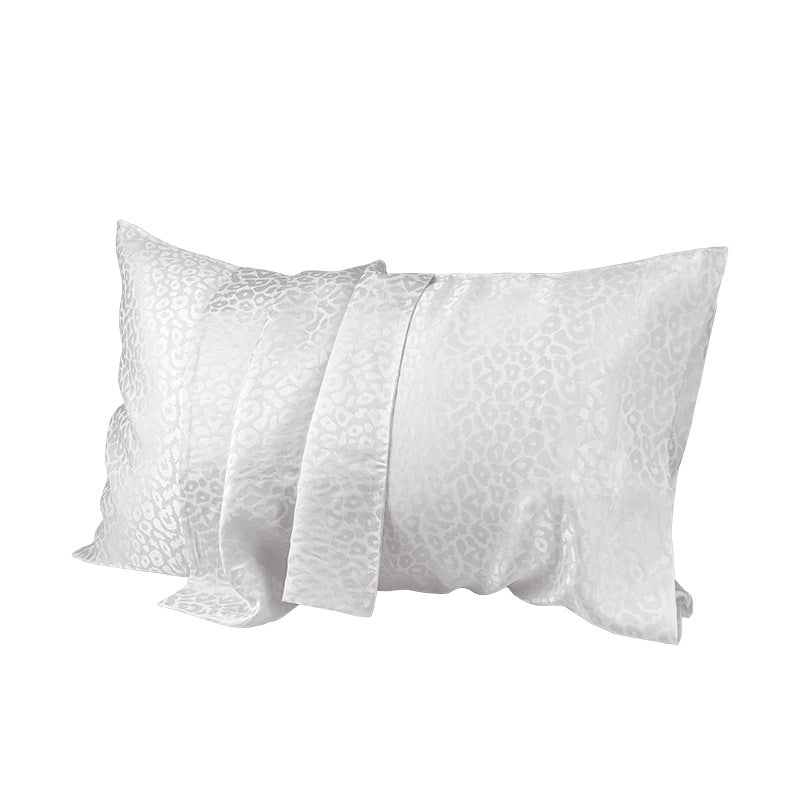 New Leopard-print Double-sided Silk Pillowcase