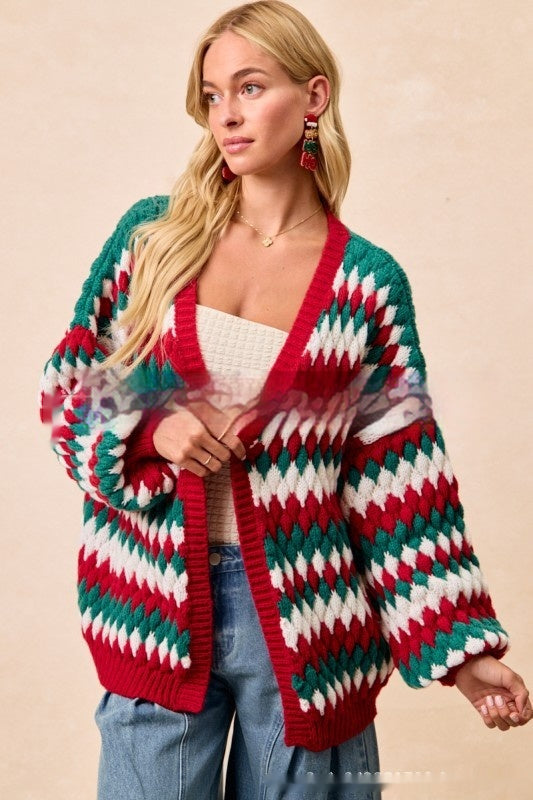 Women's Halloween Style Pullover Long Sleeve Sweater