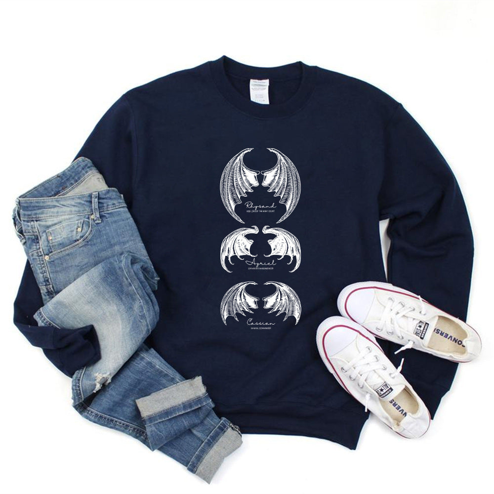 Thorns & Rose Graphic Long Sleeve Night Shirt