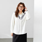 Intelligent Chic Minimalist Artistic-style Versatile Shirt