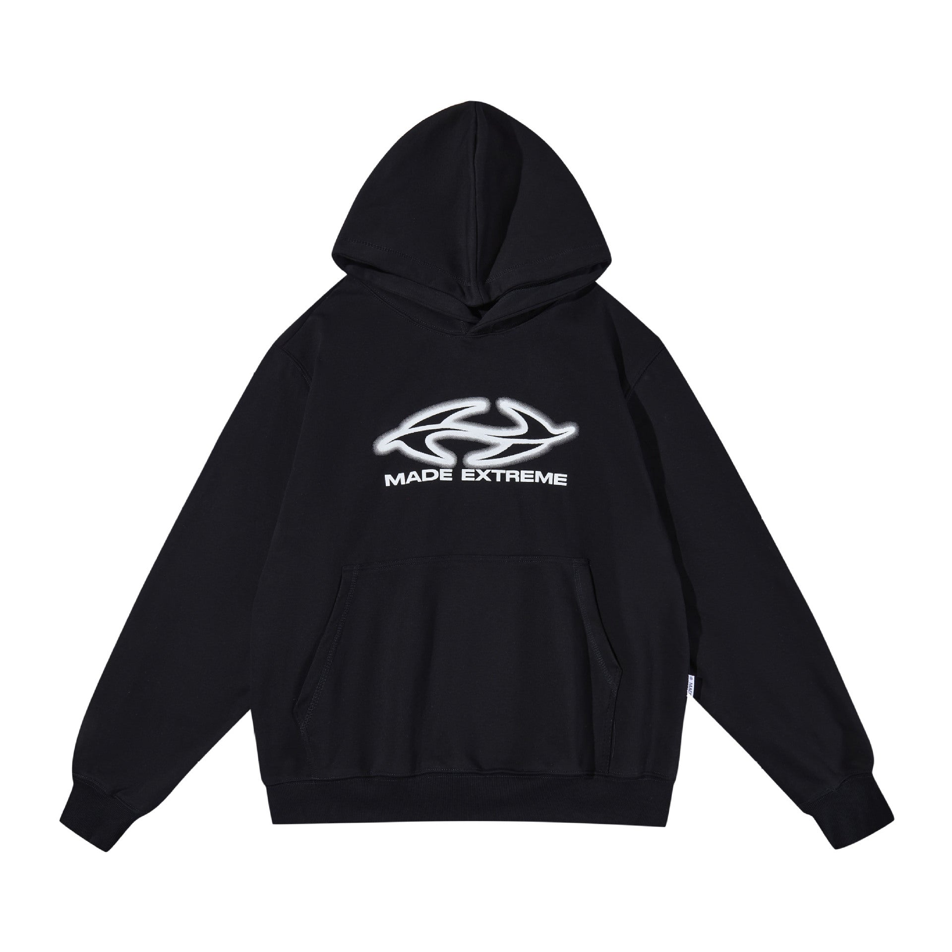 Oversized Graphic Letter Printed Hoodie for Women