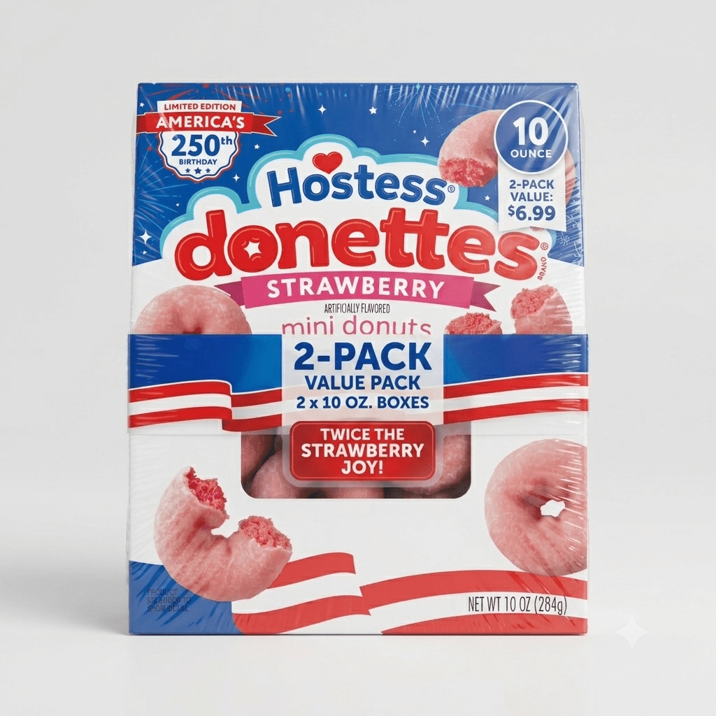 Strawberry Mini Donuts 10 oz Bag (2-Pack)