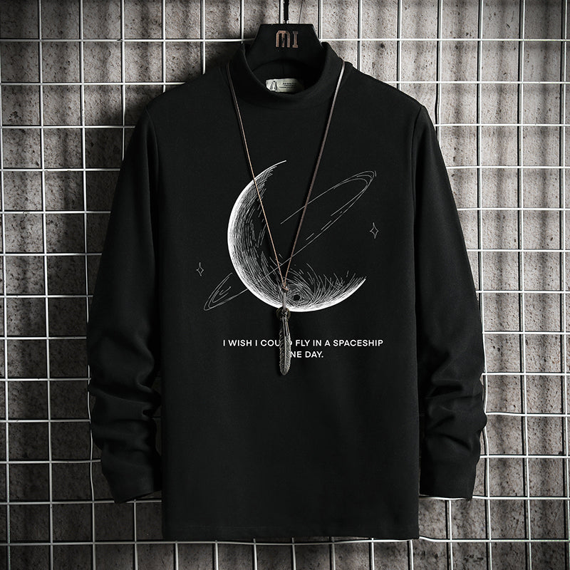 Men's Casual Long-Sleeve Layered Cotton T-Shirt