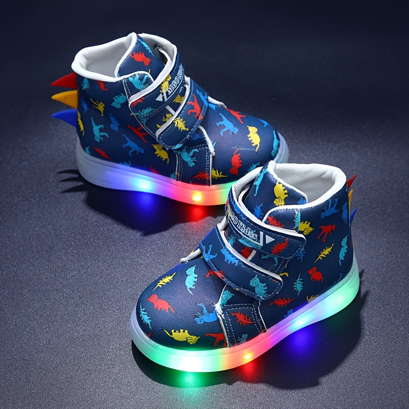 Light-Up Dinosaur Sneakers for Kids Ages 1‑6