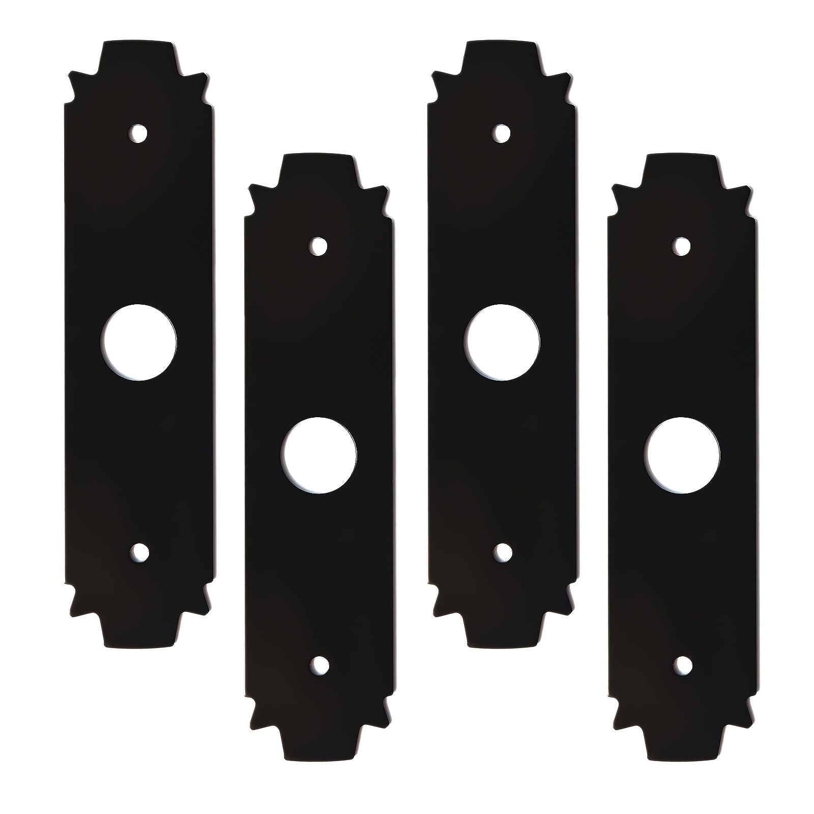[Heavy Duty Edger Blades] 4pcs Heavy Duty Reversible Steel Edger Blades, Compatible with Ryobi Models - Durable AC04215 Replacement for Smooth Lawn Trimming, 8" UT50500, UT15518, RY15518, RYEDG11, P2310 & P2300B