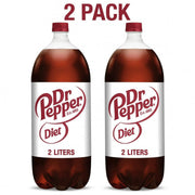 Diet Soda Pop, 2 L Bottle, 2 Pack