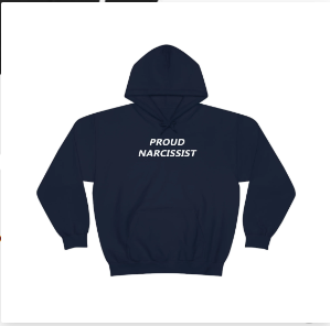 Hip Hop Navy Blue Pullover Hoodie for Women