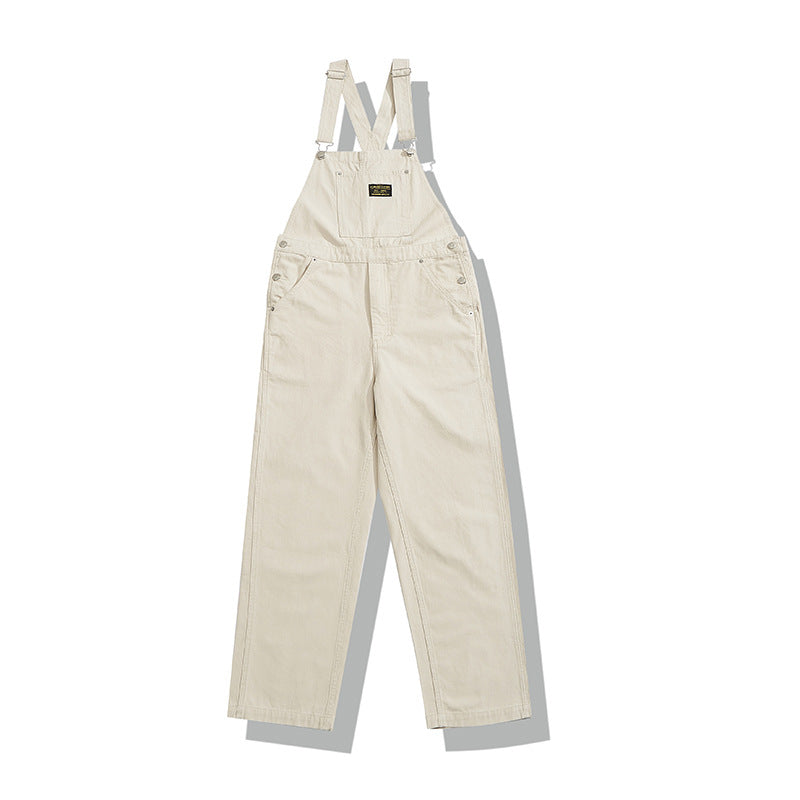Japanese Workwear Canvas Overalls for Casual Style