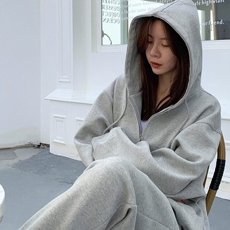 Cozy Hooded Cardigan Sweater Coat for Casual Daily Wear