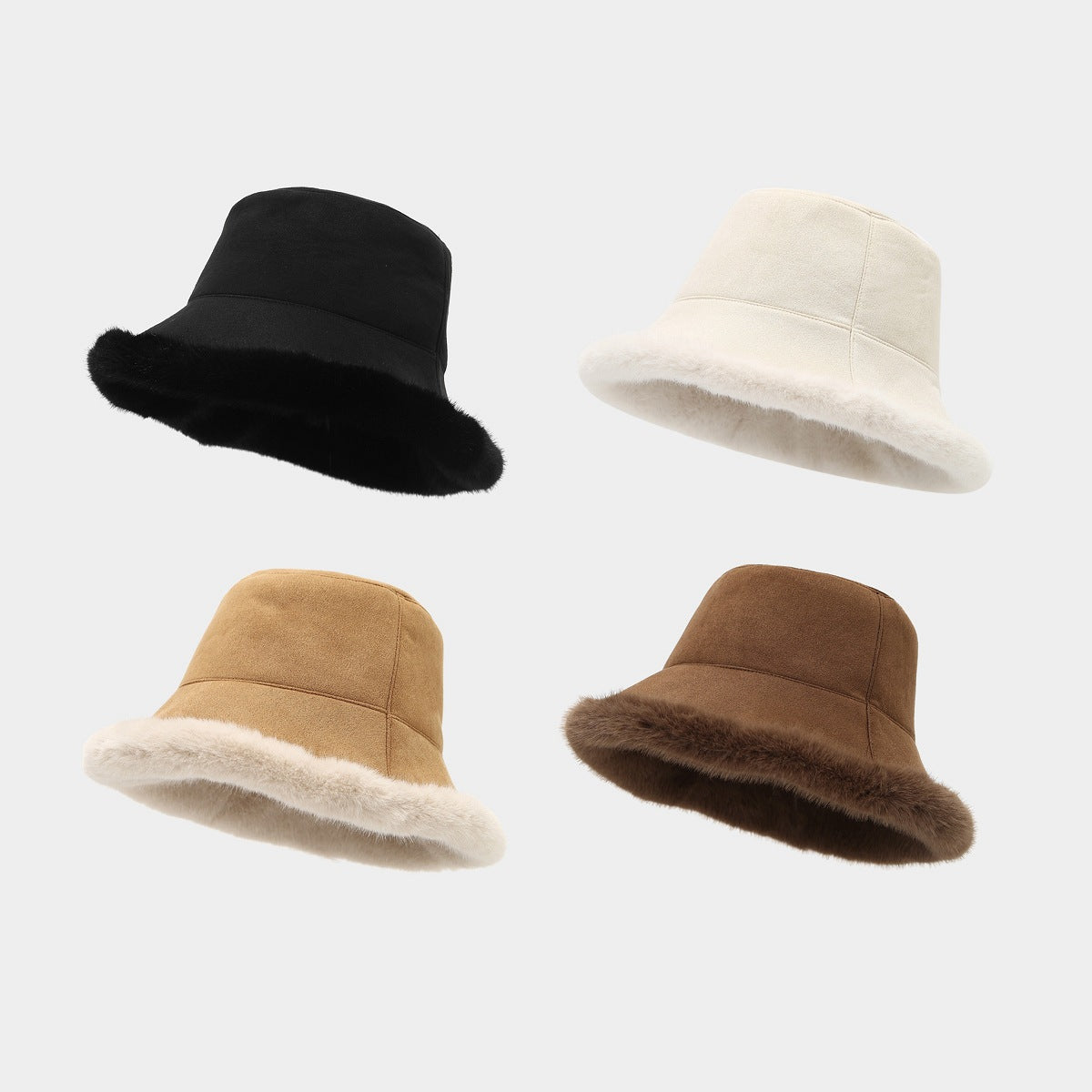 Warm Double-Sided Fisherman Hat for Women