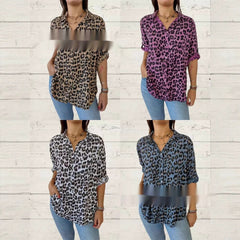 Shirt Mid-sleeve Fashion Casual Polo Collar Women's Shirt