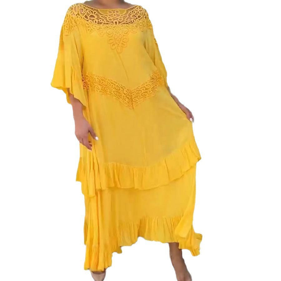 Youthful-looking Off-shoulder Long Dress