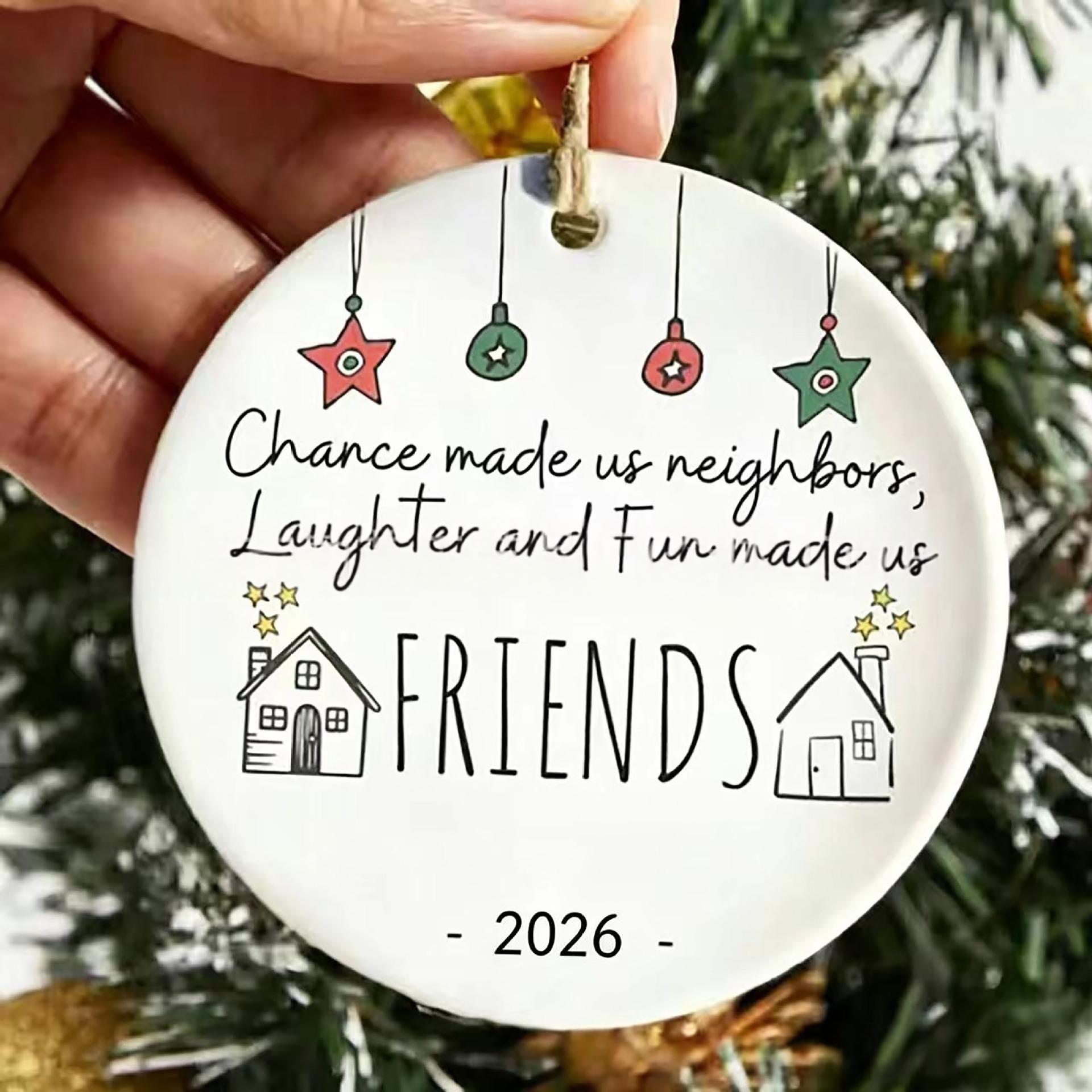 Christmas Ceramic Pendant