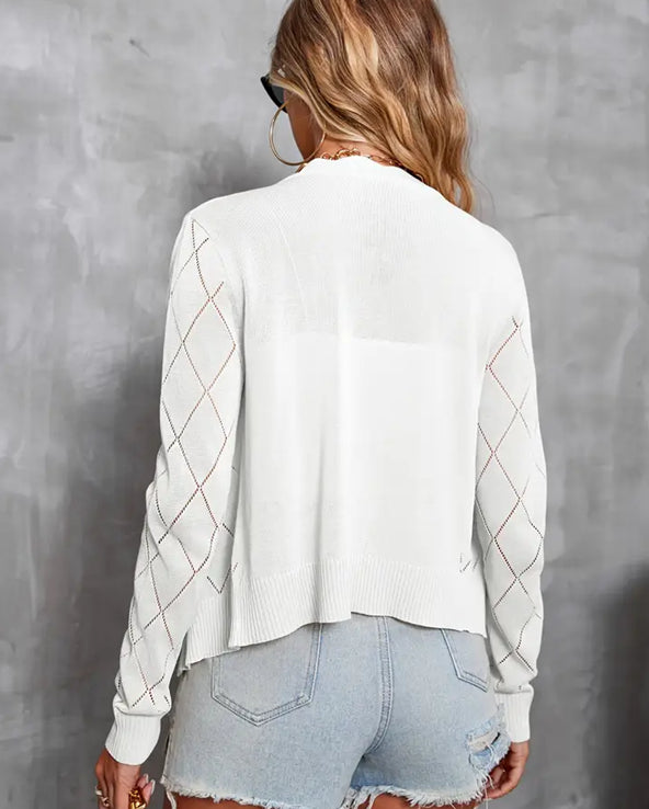 A Cold-themed Cardigan Top