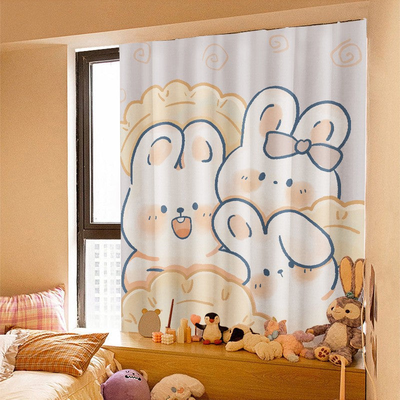 Printed Velcro Cabinet Curtain Cartoon Children's Room