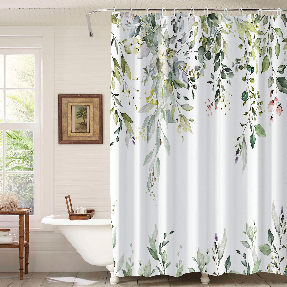 3d Digital Printing Bathroom Partition Waterproof and Mildew-proof Curtain