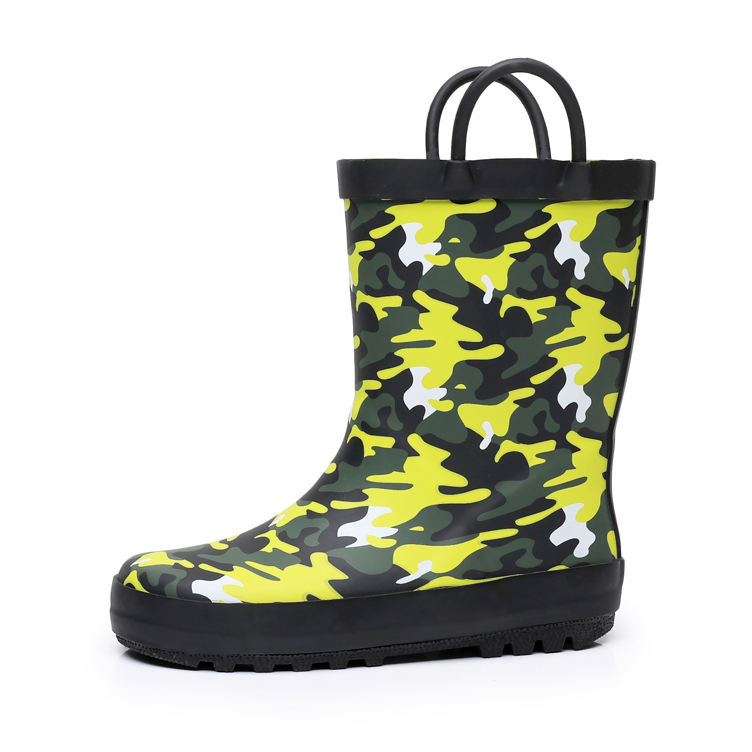 Kids' Durable Rubber Rain Boots with Fashion Print