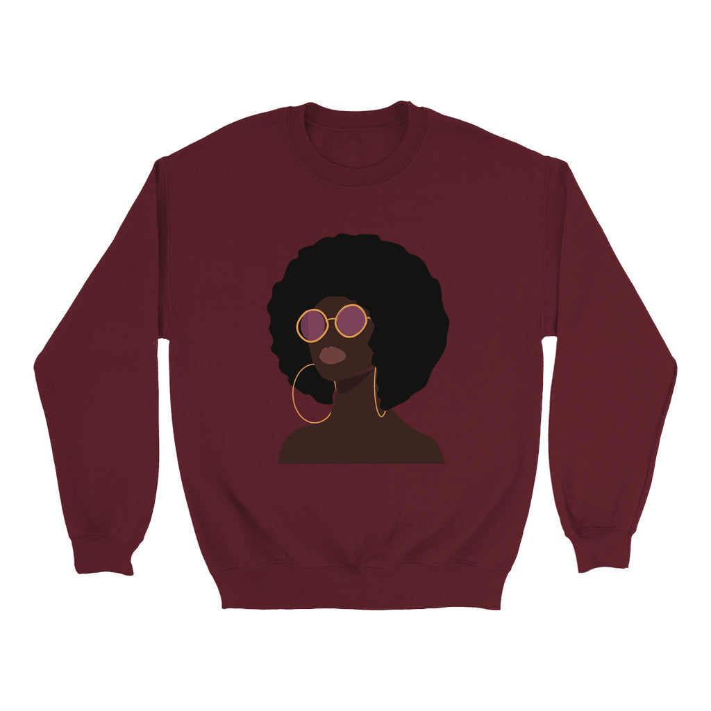Trendy Cartoon Print Round Neck Casual Pullover Sweatshirt