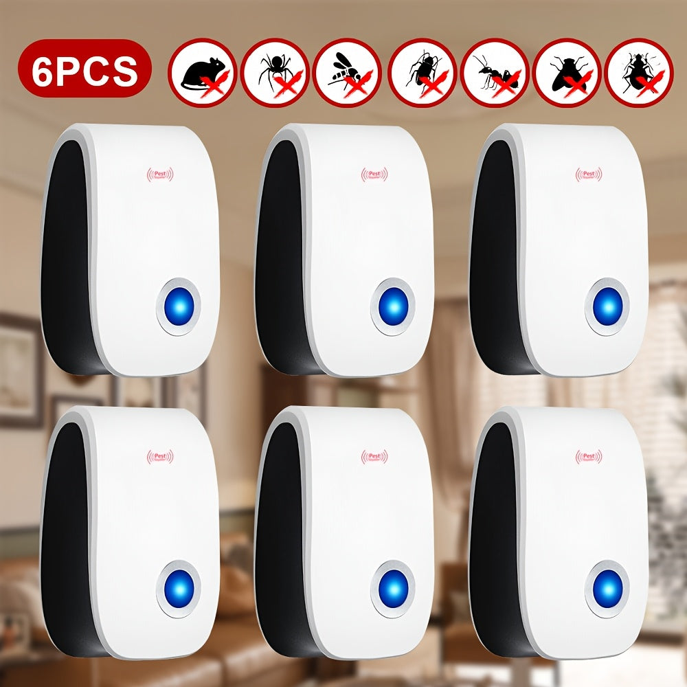 Whole House Insect Repellent Plug-In Device with 360° Soundwave Technology