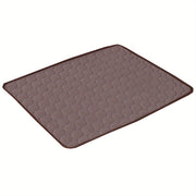 Cooling Pet Ice Pad For Dogs & Cats - Non-Toxic Gel-Like Ice Mat, Summer Bed Cushion For Crate, Kennel, Sofa - Heat Bedding For Puppies, Small, Medium & Large Breeds (No Assembly, Multi-Color Options)