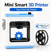 Wi-Fi Cloud Enabled Mini 3D Printer with Automatic Bed Leveling