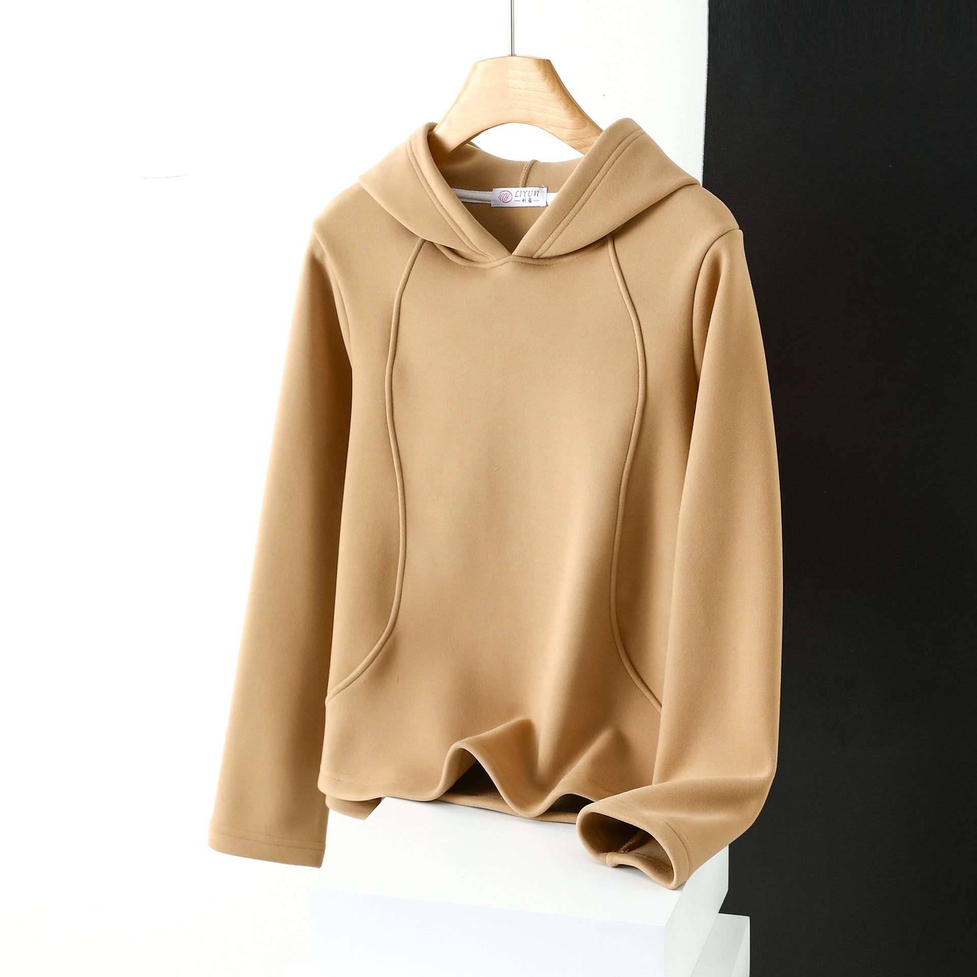 Plush Thicken Women's Windbreaker Hoodie