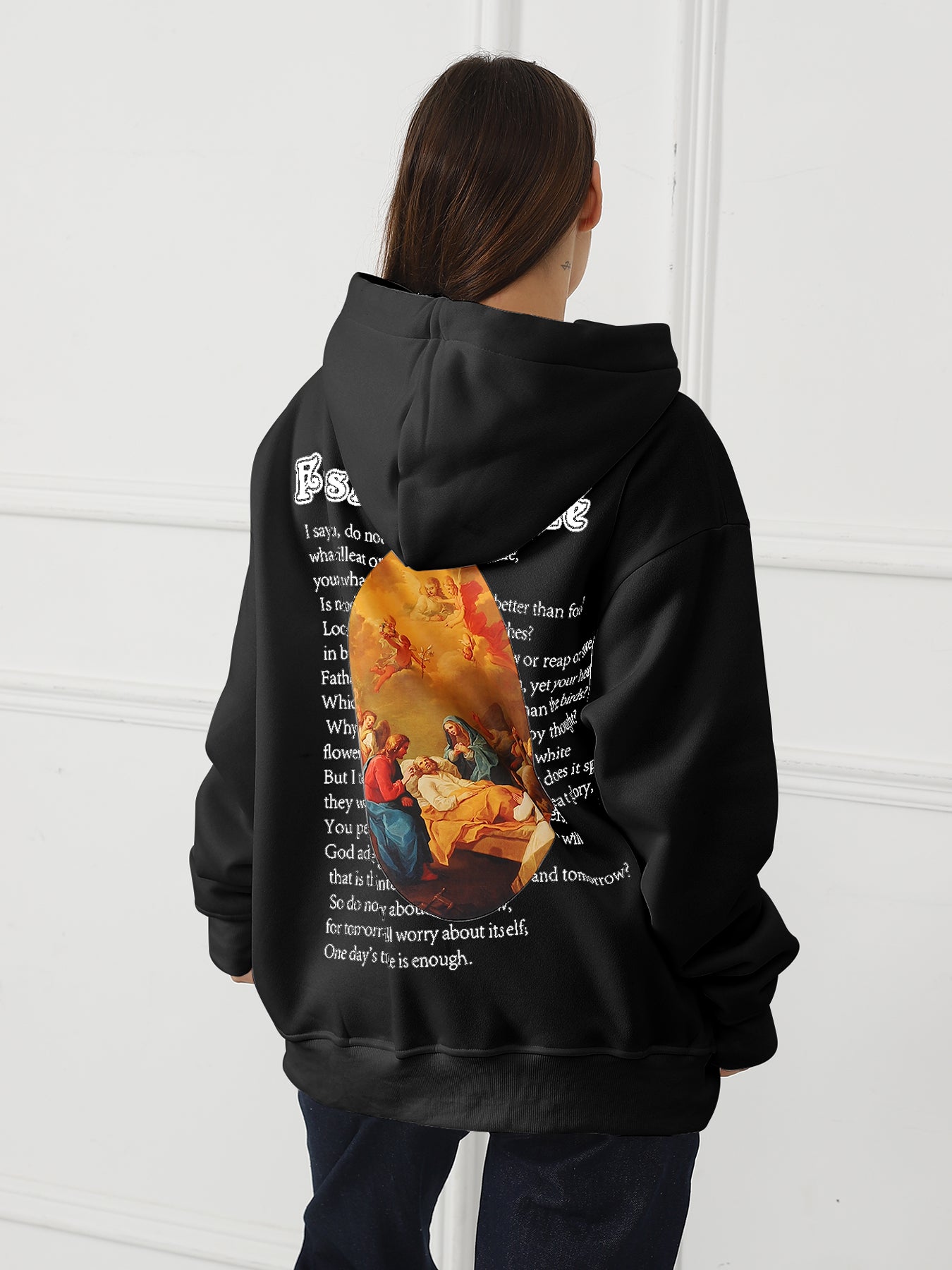 Chic Women's Printed Long Sleeve Casual Sweatshirt