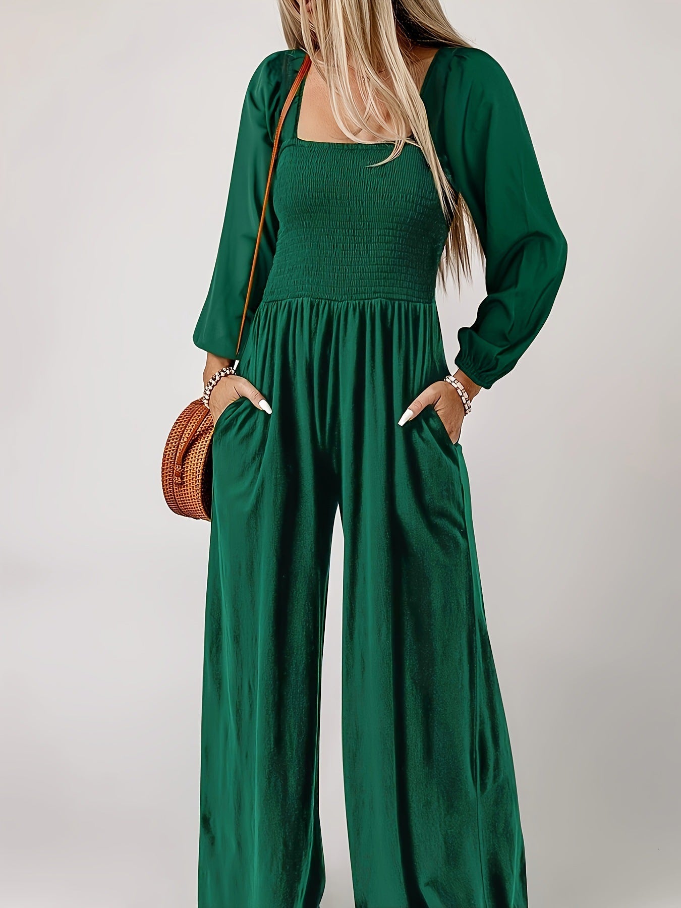 Women's Plus Size Wide Leg Commuter Trousers