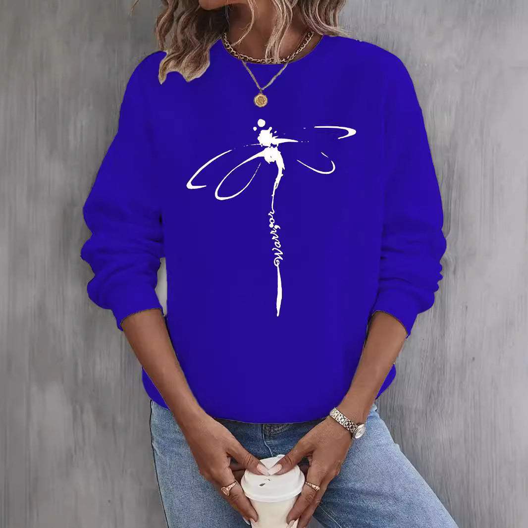 Women's 3D Printed Long Sleeve Casual Fashion Sweater