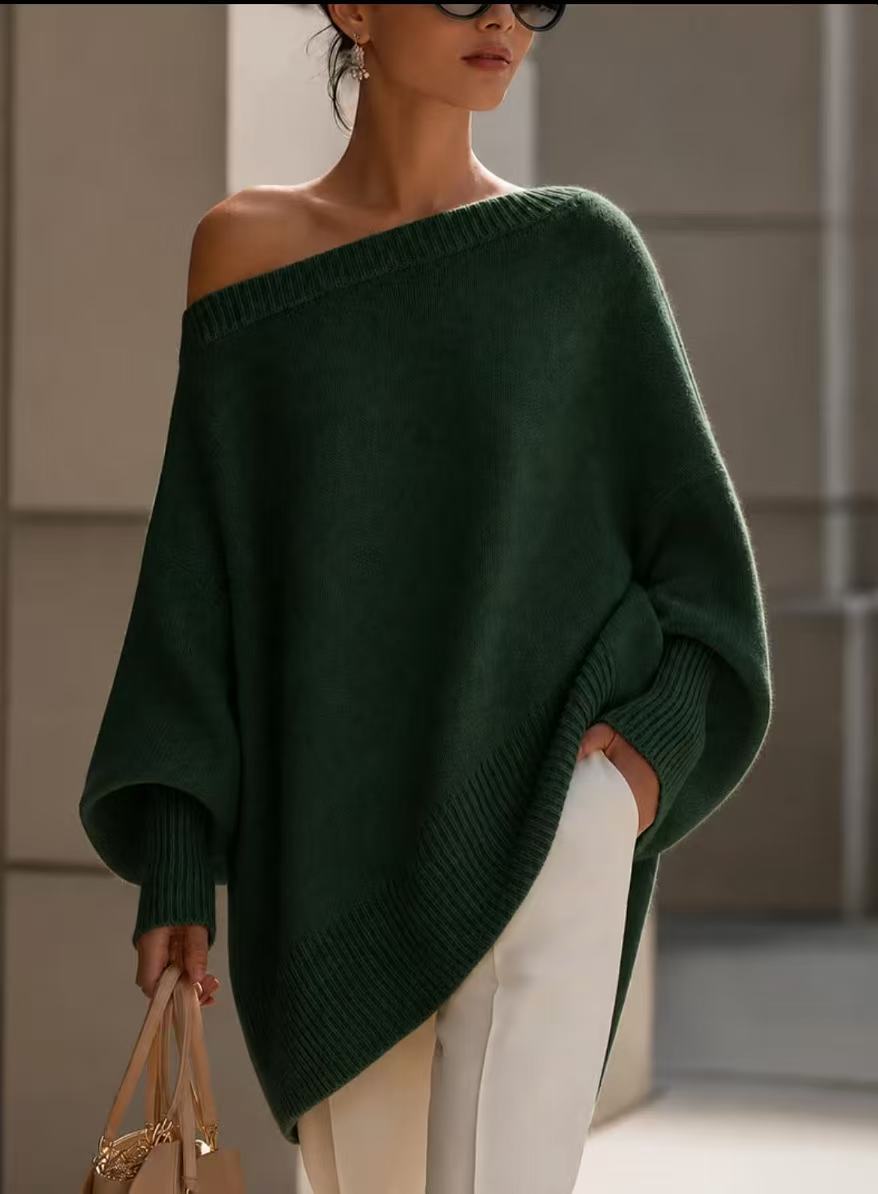 Autumnwinter Thickened Pullover Knit Sweater