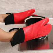 Warm Insulated Silicone Gloves for Women