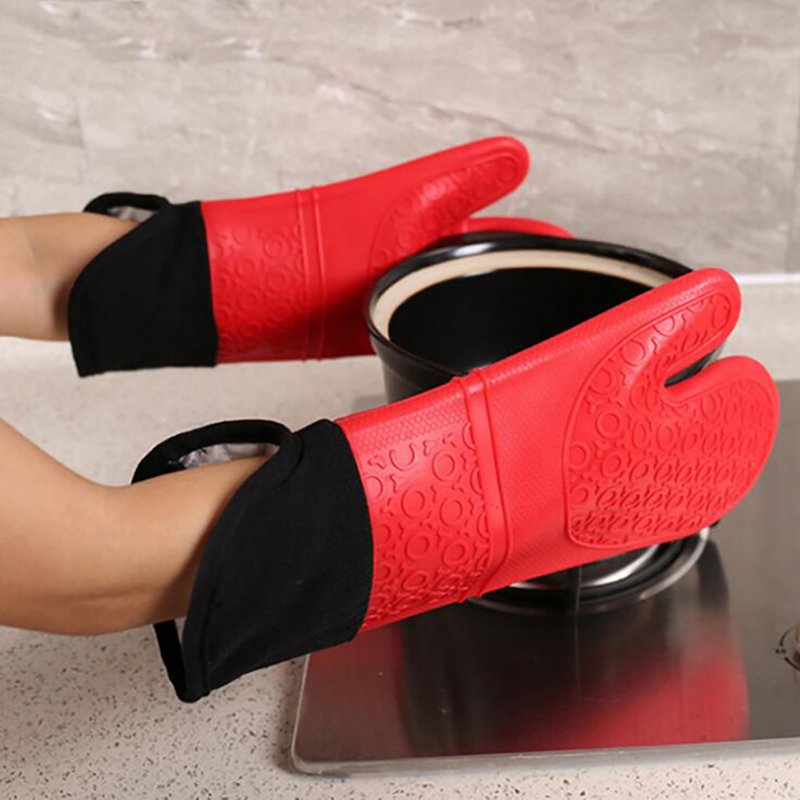 Warm Insulated Silicone Gloves for Women