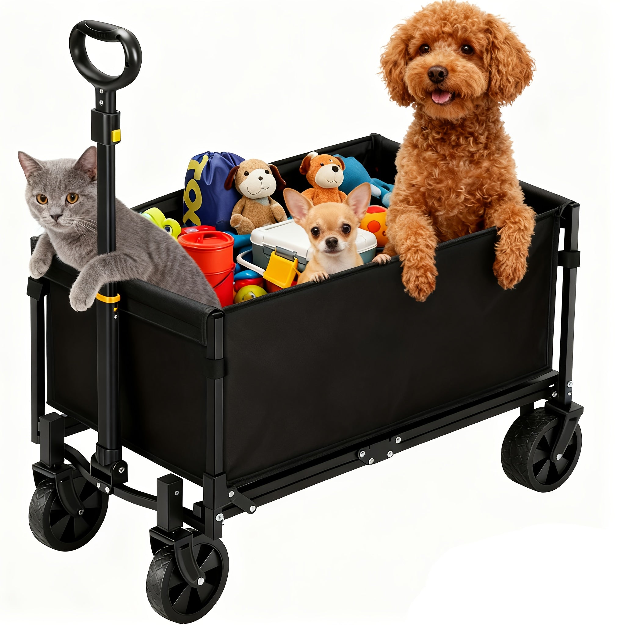 725LBS/550LBS/350LBS Capacity Heavy-All Terrain Heavy Duty Folding Cart
