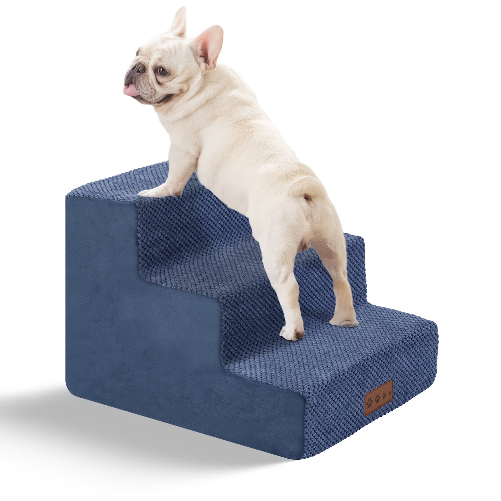 2, 3, 4, 5 Step Dog Stairs - Non-slip, Washable, Pet Stairs For Small/medium/large Dogs