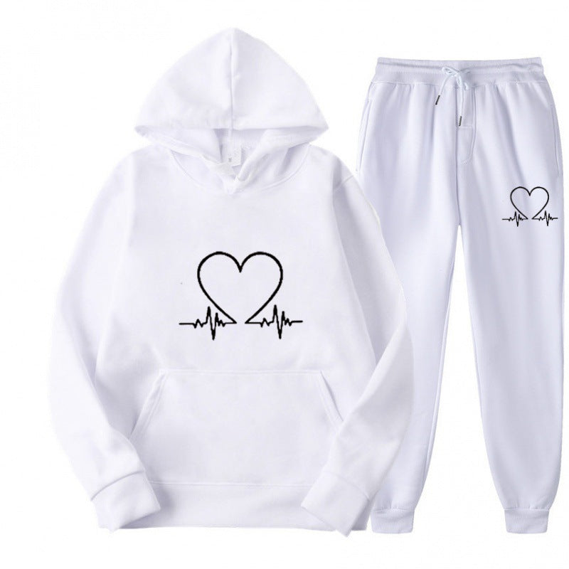 Cozy Fleece Hooded Sweatshirt & Jogger Set