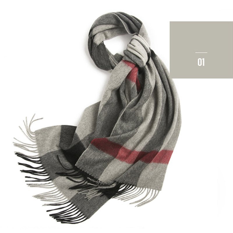 Stay Warm in Style with 40cm Pure Wool Shawl