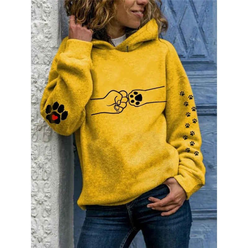 Women's Trendy Digital Print Graphic Hoodie