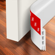 47" Adjustable Door Draft Stopper – Weatherproof Silicone Seal for Bottom of Doors, Insulating Under Door Sweep for Interior & Exterior Use, Blocks Drafts, Noise, and Air Conditioning Leaks, Easy…