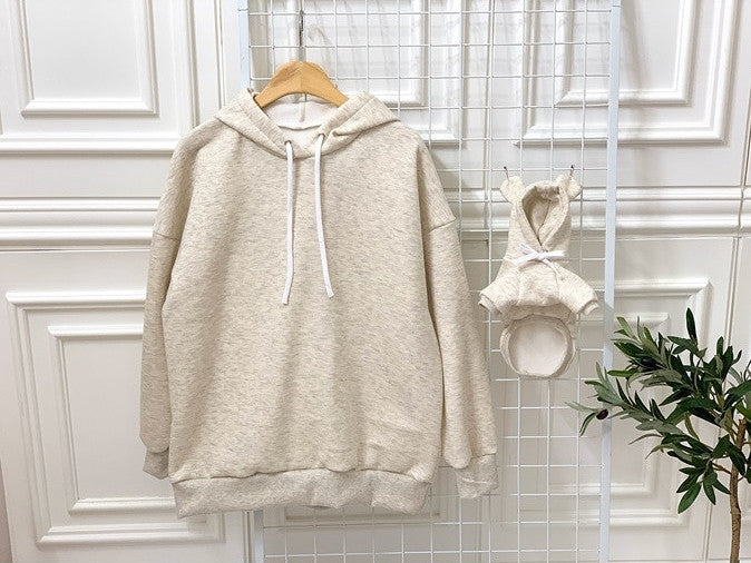 Cute Bear Ear Matching Pet & Owner Hoodie