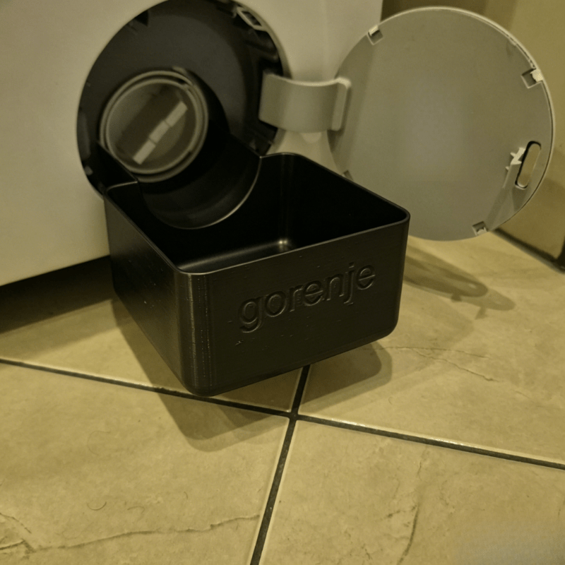 Heavy-Duty Plastic Washing Machine Drain Tray for Laundry Room Organization