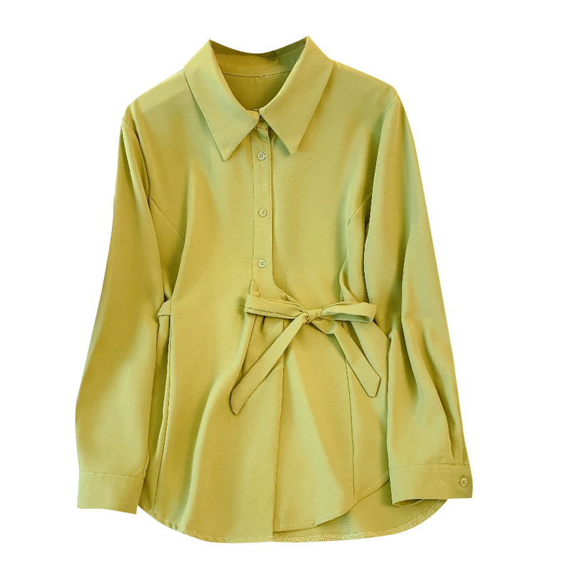 Large Lazy Style Long Sleeved Shirt For Women