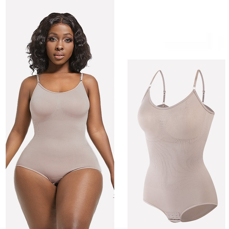 Plus Size Seamless Body Shaping Jumpsuit
