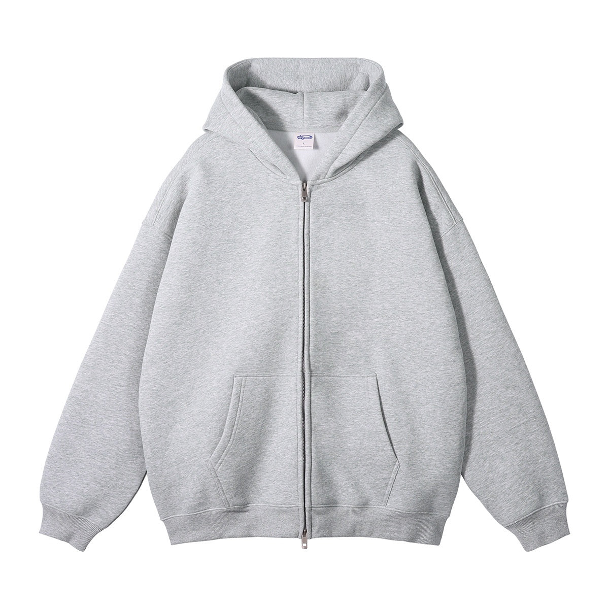 Men's Fleece-Lined Thickened Zipper Sweater & Pants Set