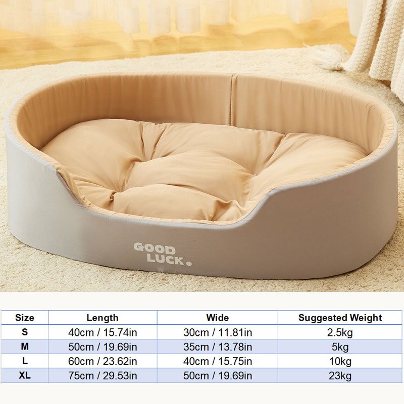 Large 3D Semi-enclosed Dog Kennel Bed With Removable Washable Cover - Heavy-duty Nylon Pet House, All-season Indoor/outdoor Use, Spacious Oval Design For Medium/large/small Dogs & Cats, Durable