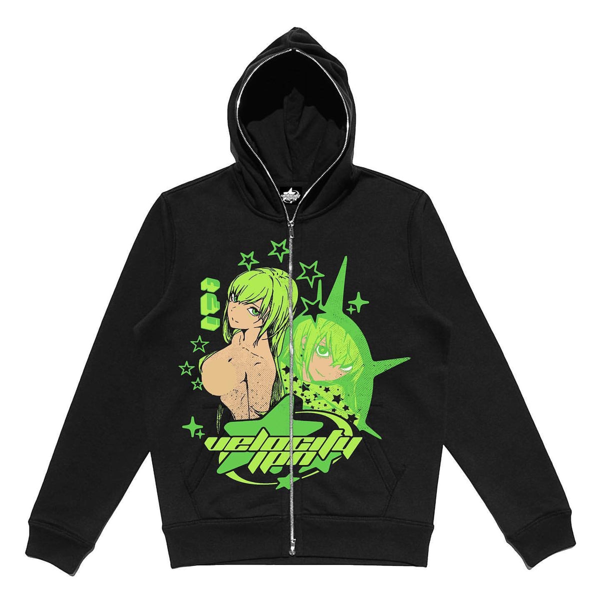 Stunning 3D Mermaid Print Zip-Up Hooded Sweatshirt
