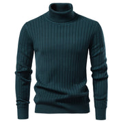 Casual Knit Turtleneck Sweater for Men