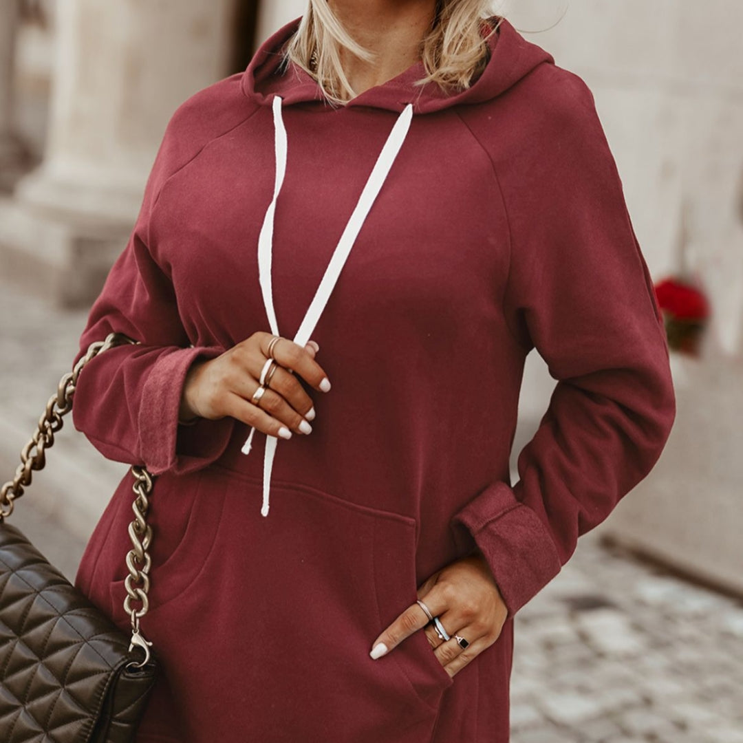 Cozy Solid Color Loose Mid-Length Women's Sweater