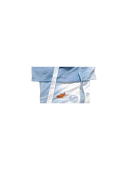 Elastic Slim-fit Off-shoulder Scarf Ribbon Mesh Short Sleeve T-shirt