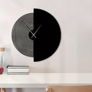 One Piece of Spiral Metal Wall Clock, Spiral Sculpture Mural, Great for Home Walls, Christmas Decoration, Perfect Gift for New Homeowners, Weatherproof Metal.