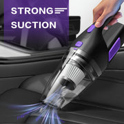Wireless Convenient Handheld Car Vacuum Cleaner, Powerful Suction Kitchen Floor Cleaning Supplies, USB Charging Mini Cleaning Dust Collector, Suitable For Cars, RV, Home, Office, Industrial Sites A...